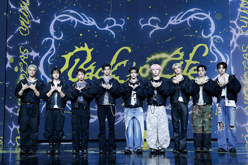 韓国デビューした&TEAM（写真／（C）YX LABELS）