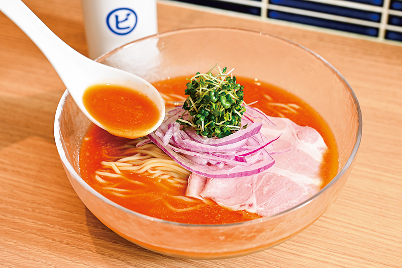 La Maison du Ramen ビスクの冷やしオマール海老ラーメン（1300円）