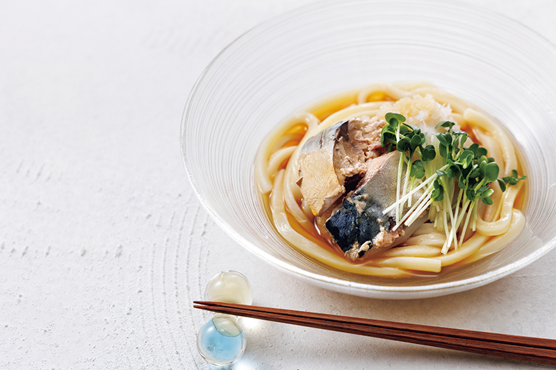 さばおろしぽん酢うどん