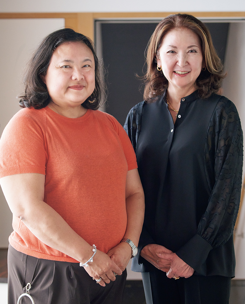 勝烈庵 代表取締役 本多初穂さん（写真左）、荒井屋 代表取締役 荒井順子さん（写真右）