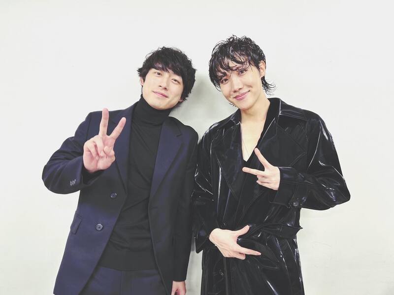BTSのJ-HOPEとは仲良し（インスタグラムより）