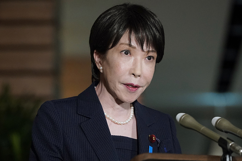 皇室典範改正は、高市首相肝いりの政策として進められた（2026年9月、東京・千代田区。時事通信フォト）