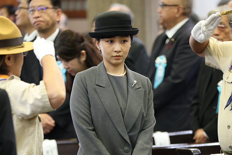 法要で堂々と務めを果たされた佳子さま（2026年9月、東京・墨田区。撮影／JMPA）