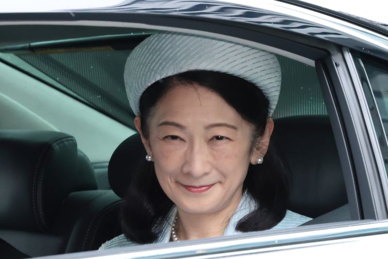 還暦の誕生日を迎えられた日はオーソドックスな帽子で。（2026年9月、写真／JMPA）