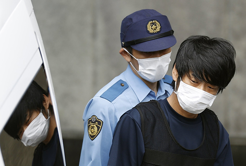 自身に関する報道には目を通しているという山上被告（写真／共同通信社 ）
