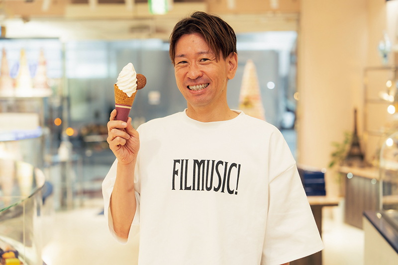 プロソフトクリーマー・森川勇一郎さん（提供写真）