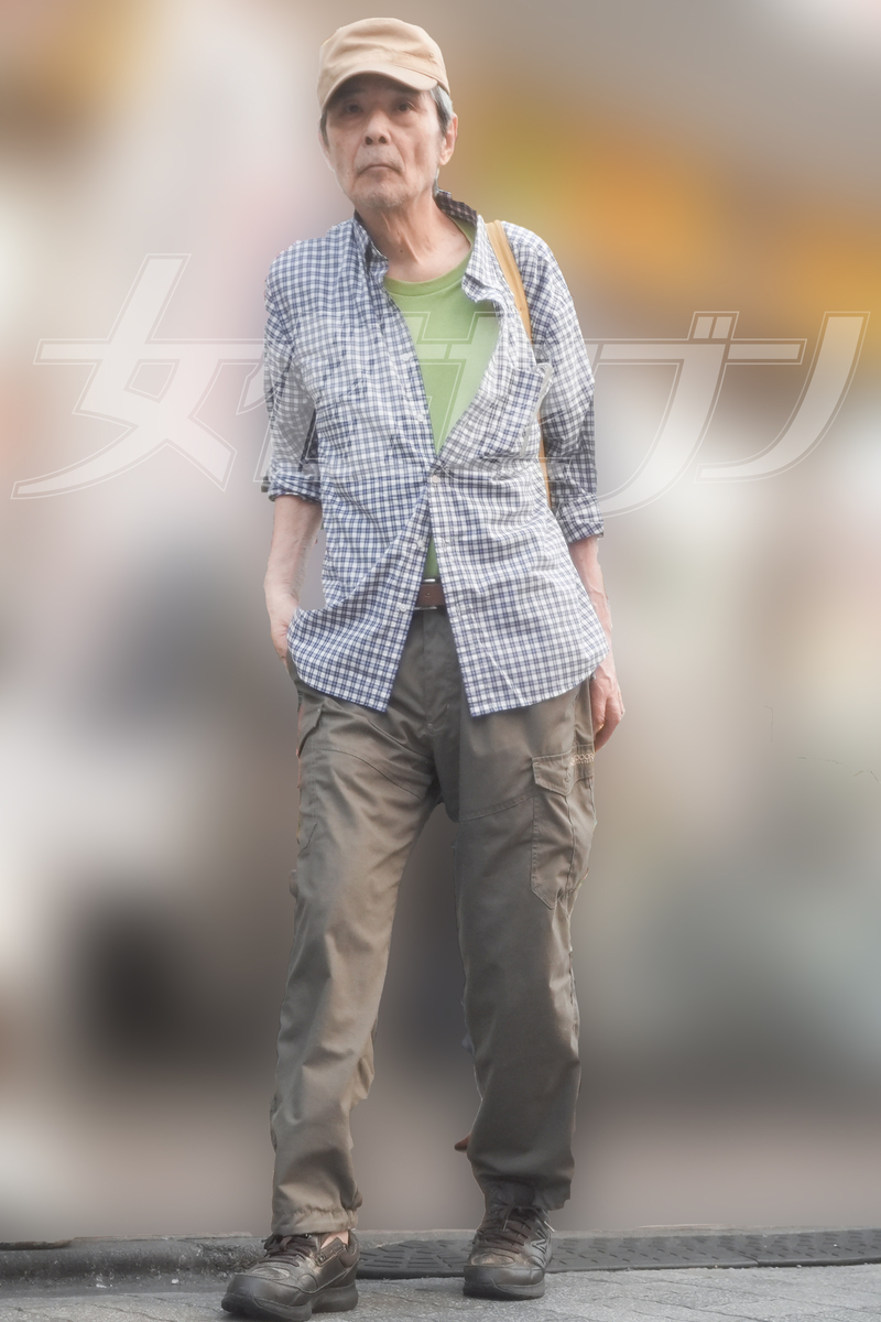 森本レオさんの近影。服装は2年前に目撃された際とほぼ一緒だった