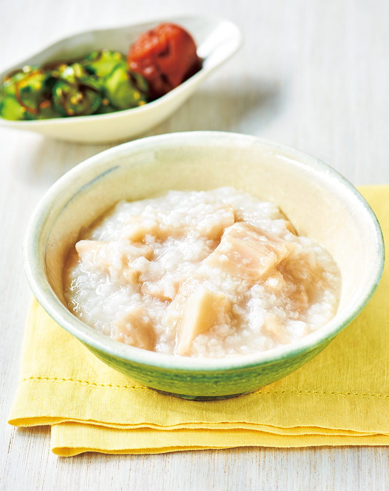 肌荒れに…「れんこんがゆ」