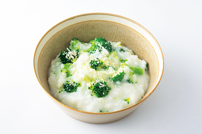 ストレス、イライラに…「ブロッコリーのミルクがゆ」