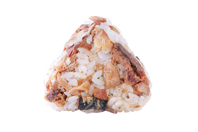 基本のさばみそ煮のおにぎり