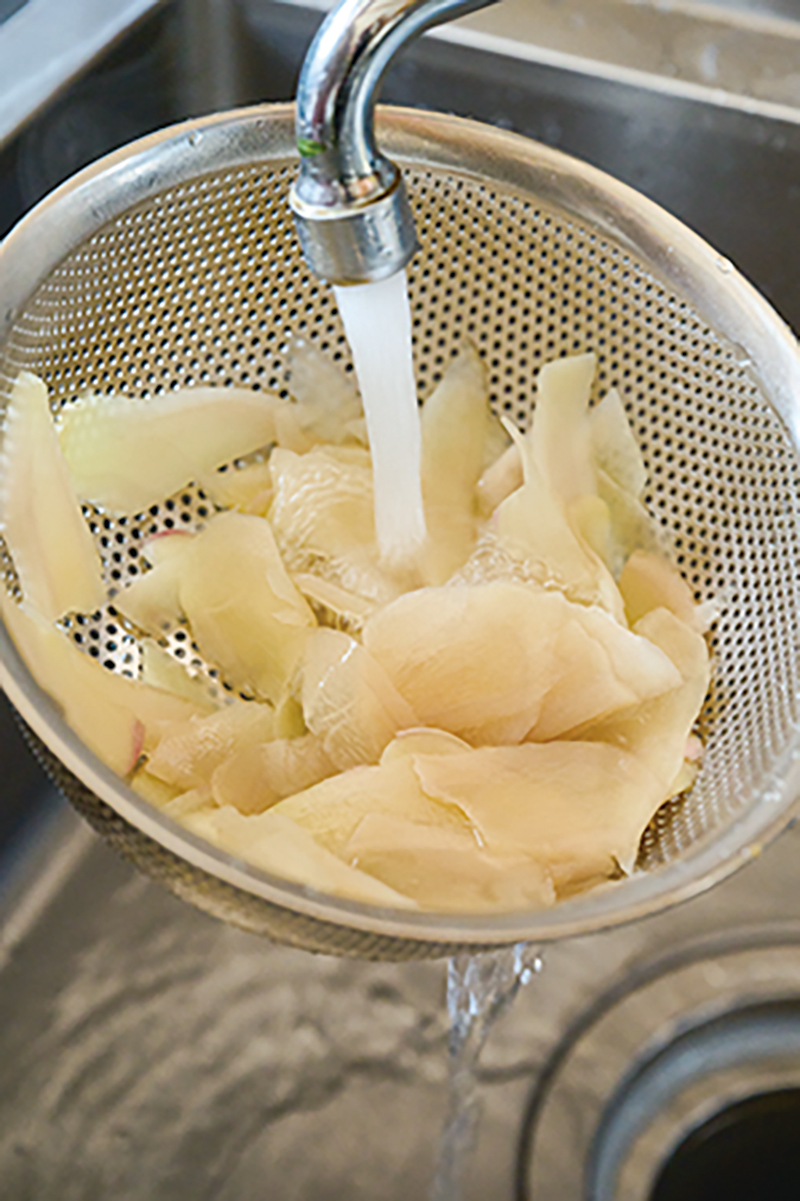 新しょうがの甘酢漬けの作り方3