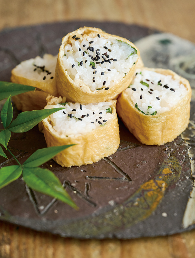 みそ漬けアレンジ：丸太ご飯巻き