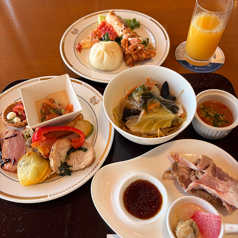 「ハイランドホテル」の昼食