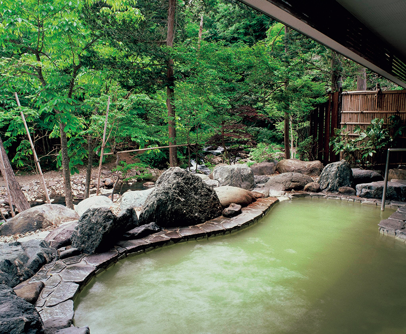 温泉の種類が豊富なことから「温泉の宝石箱」「源泉遺産」として、古来より愛されている（提供写真）