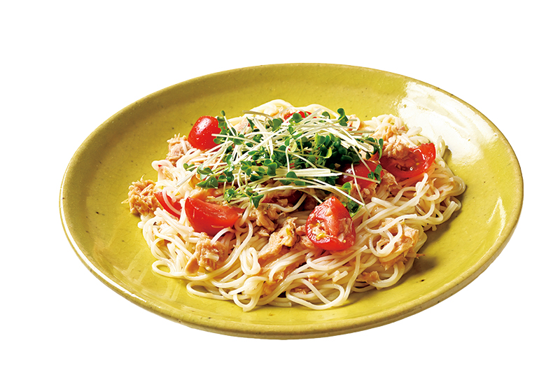 ツナとトマトの洋そうめん
