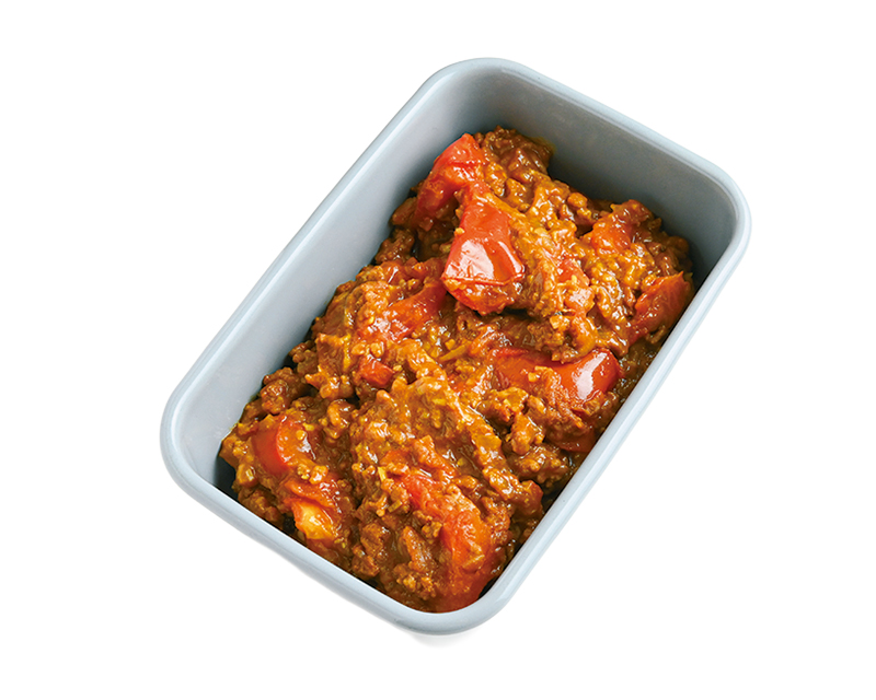 トマトの無水キーマカレー