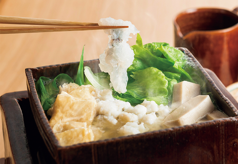 日本料理 櫻川：鱧しゃぶセット（提供写真）
