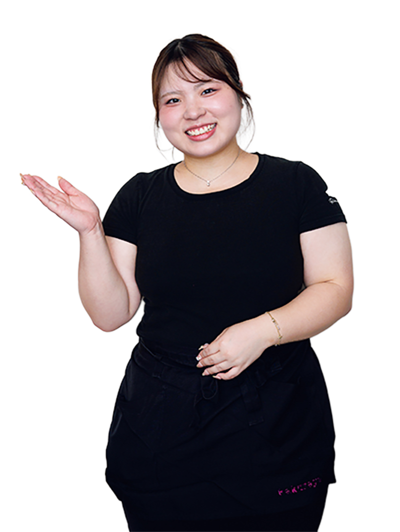 楽座や スタッフ・藤田さん「リフレッシュや体メンテナンスにおすすめです！」