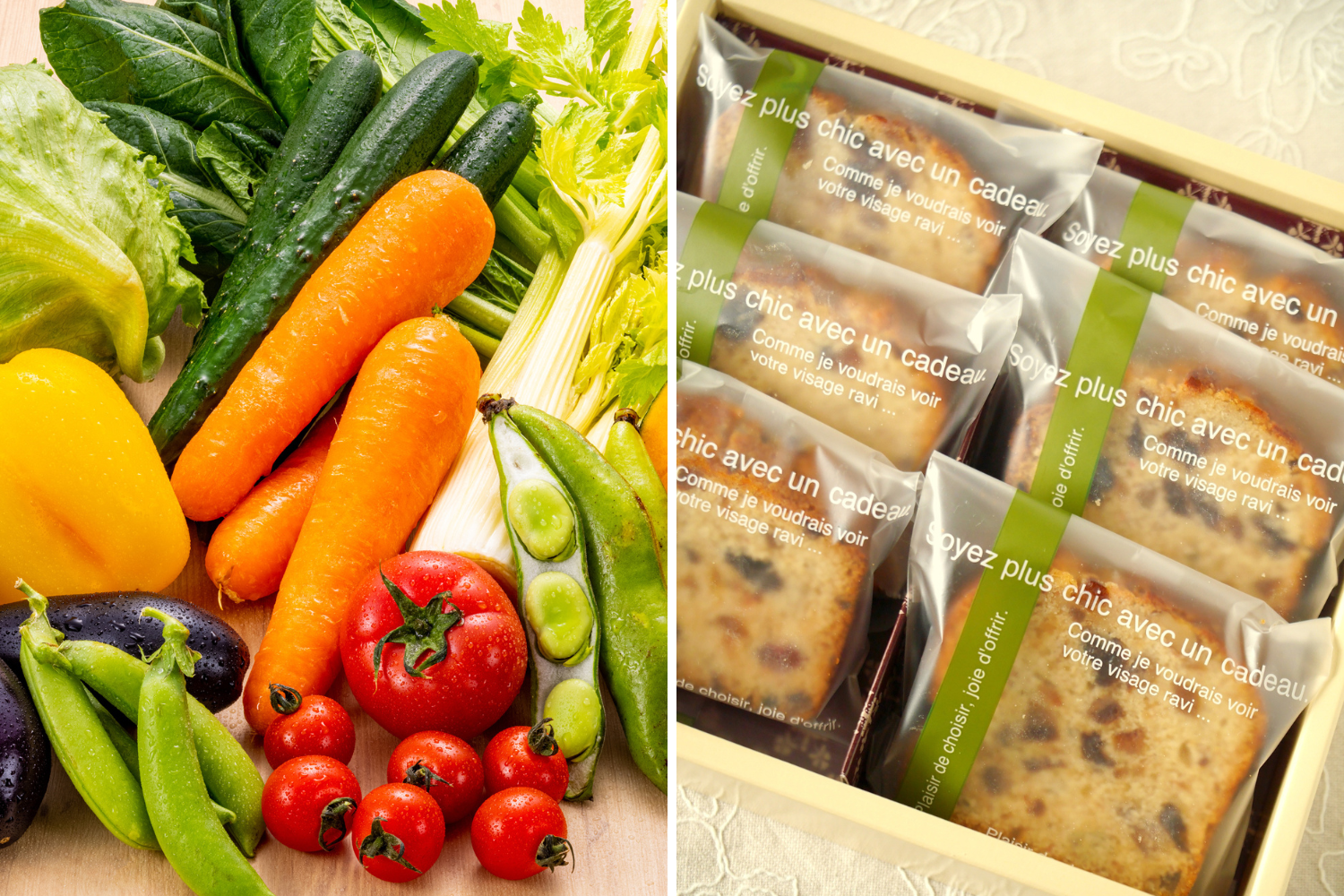 野菜やお菓子はありがたいけれど、消費しきれないほど大量だとちょっと…（写真／PIXTA）