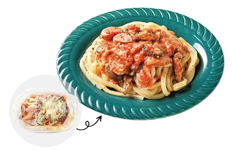 トマトクリームうどん