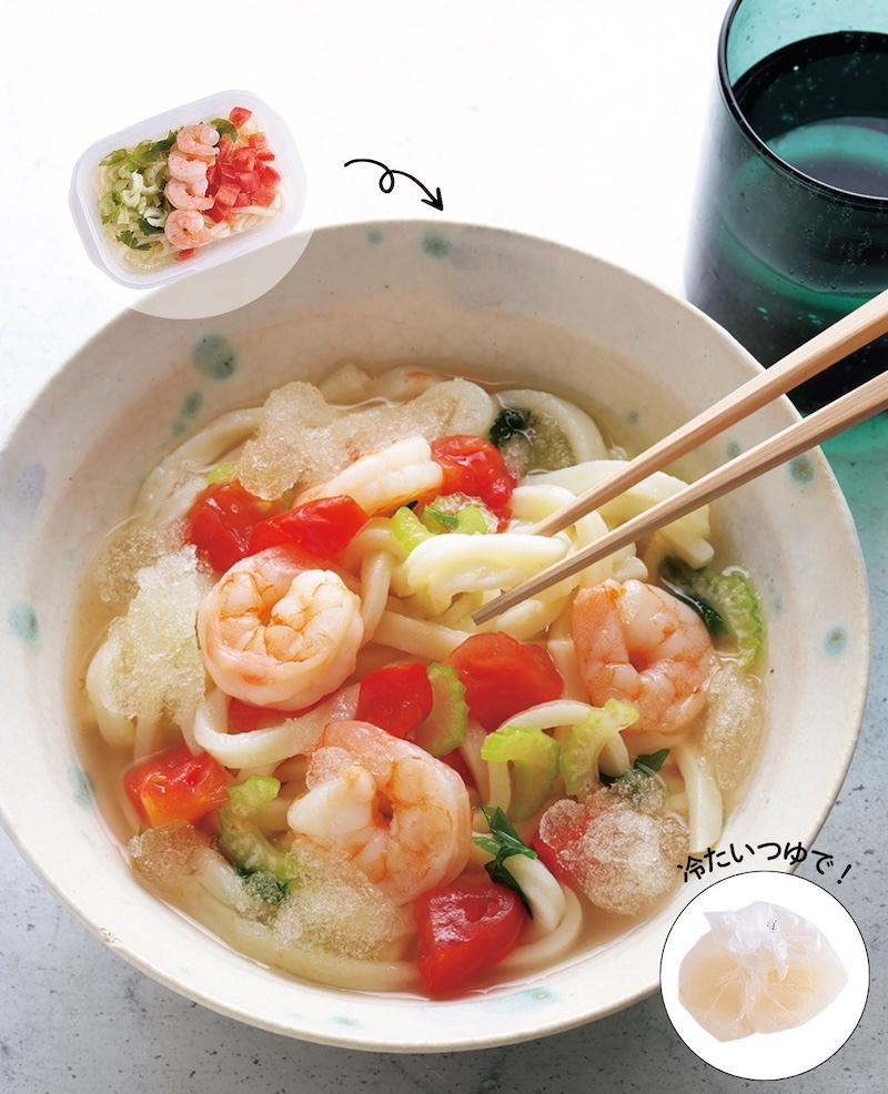 えび入りトマトセロリうどん
