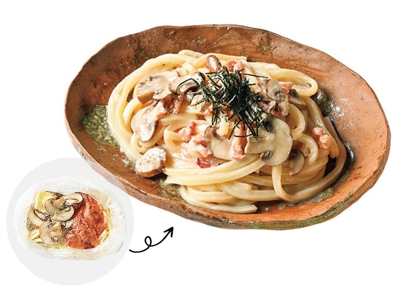 塩辛バターうどん