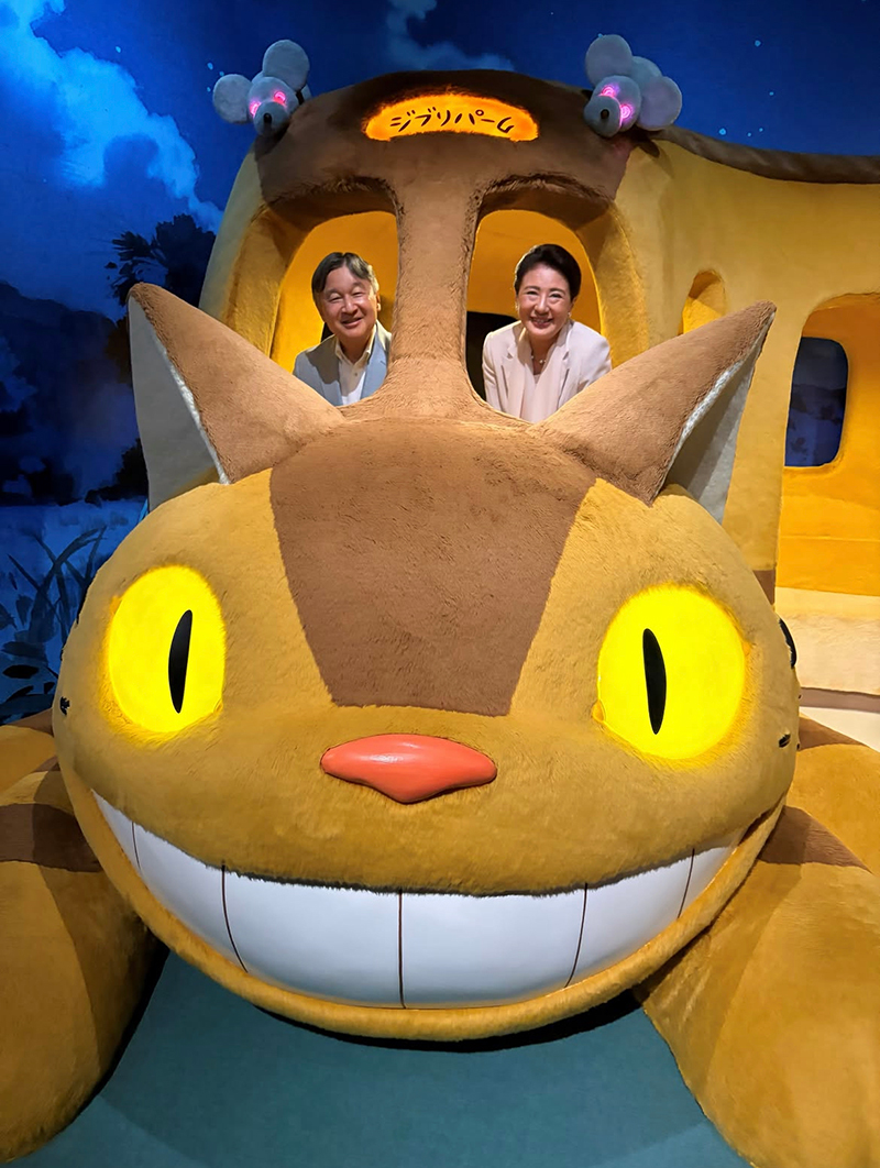 両陛下はジブリ作品がお好きだという（2026年9月、愛知県長久手市。宮内庁のインスタグラムより）