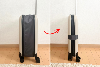 もうかさばらない！“折りたたみスーツケース”は厚さ11.5cmとスリム化で収納問題を解決【本日のお…