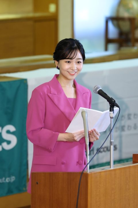 今年もジェンダー平等を願われた（2026年10月、写真／JMPA）