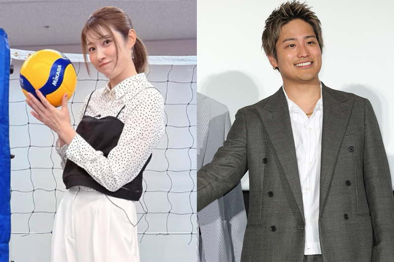 沖縄で結婚式を挙げていた元WEST.桐山照史と狩野舞子（写真・左／インスタグラムより）