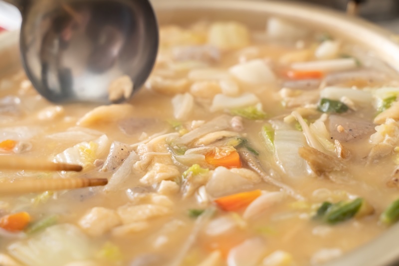 お肉を入れるタイミングにもこだわりあり！