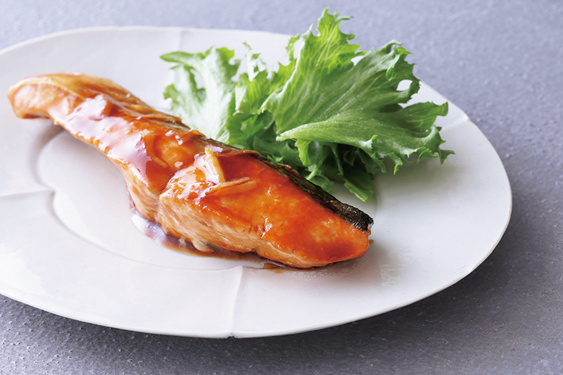 鮭の照り焼きオイスター風味