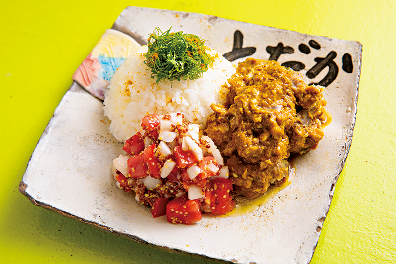 加熱なしで「さば缶冷製カレー」