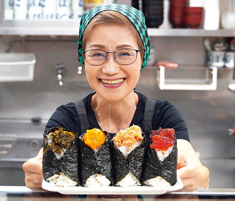 『おにぎり ぼんご』女将 右近由美子さん（提供写真）　東京都豊島区北大塚2-27-5