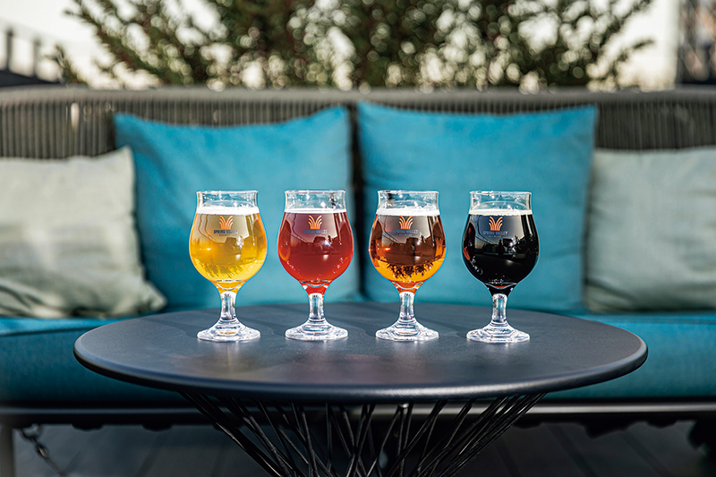 キリンビールのクラフトビール『SPRING VALLEY』を中心にラインナップ。滞在中に好きなだけ味わえる宿泊プランも（提供写真）