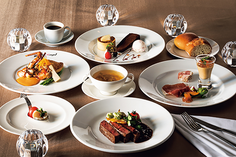 ディナーは3コースを用意。写真は『キングコース』（2万800円／土日祝日はプラス500円）。※写真はイメージです（提供写真）