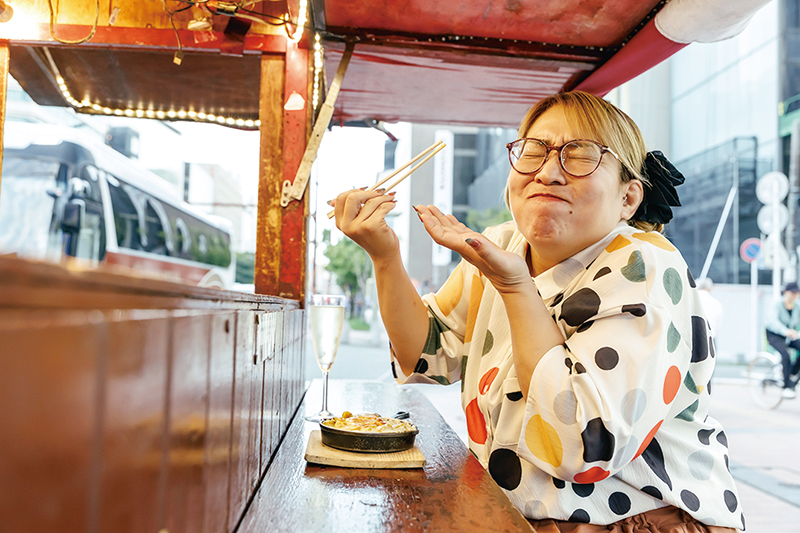かぼちゃの風味と甘みがしっかりと感じられるクリーミーなニョッキに、ほっぺが落ちそう！食いしん坊芸人とんこっちゃん・ふじ子が、超人気店を初訪問！「ばりうま〜」。