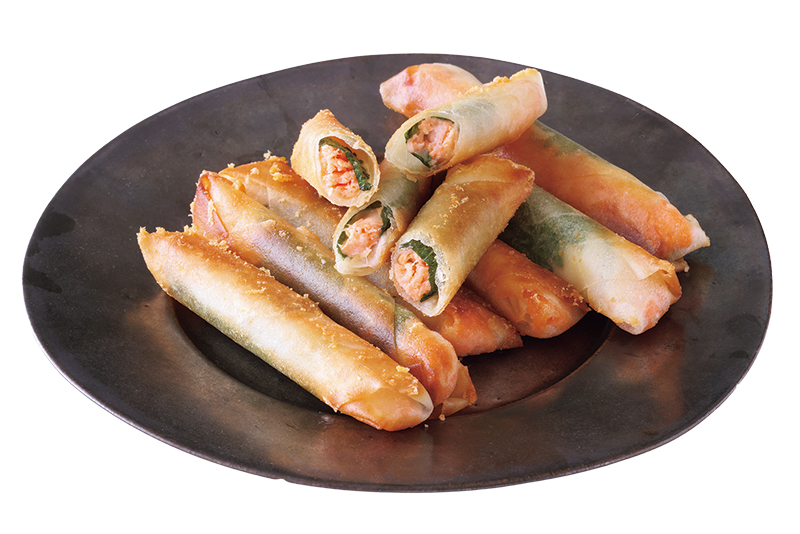 塩鮭チーズスティック春巻き