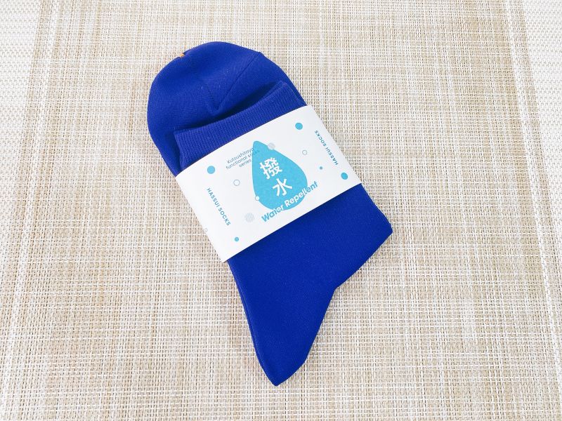 Tabioの撥水ソックス「脚傘（アシブレラ）」。雨の日の足元を快適にしてくれる機能派ソックスです